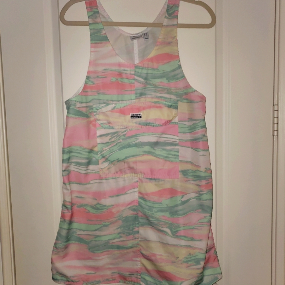 Adidas Casual/Athletic Watercolor Jumper Dress, S